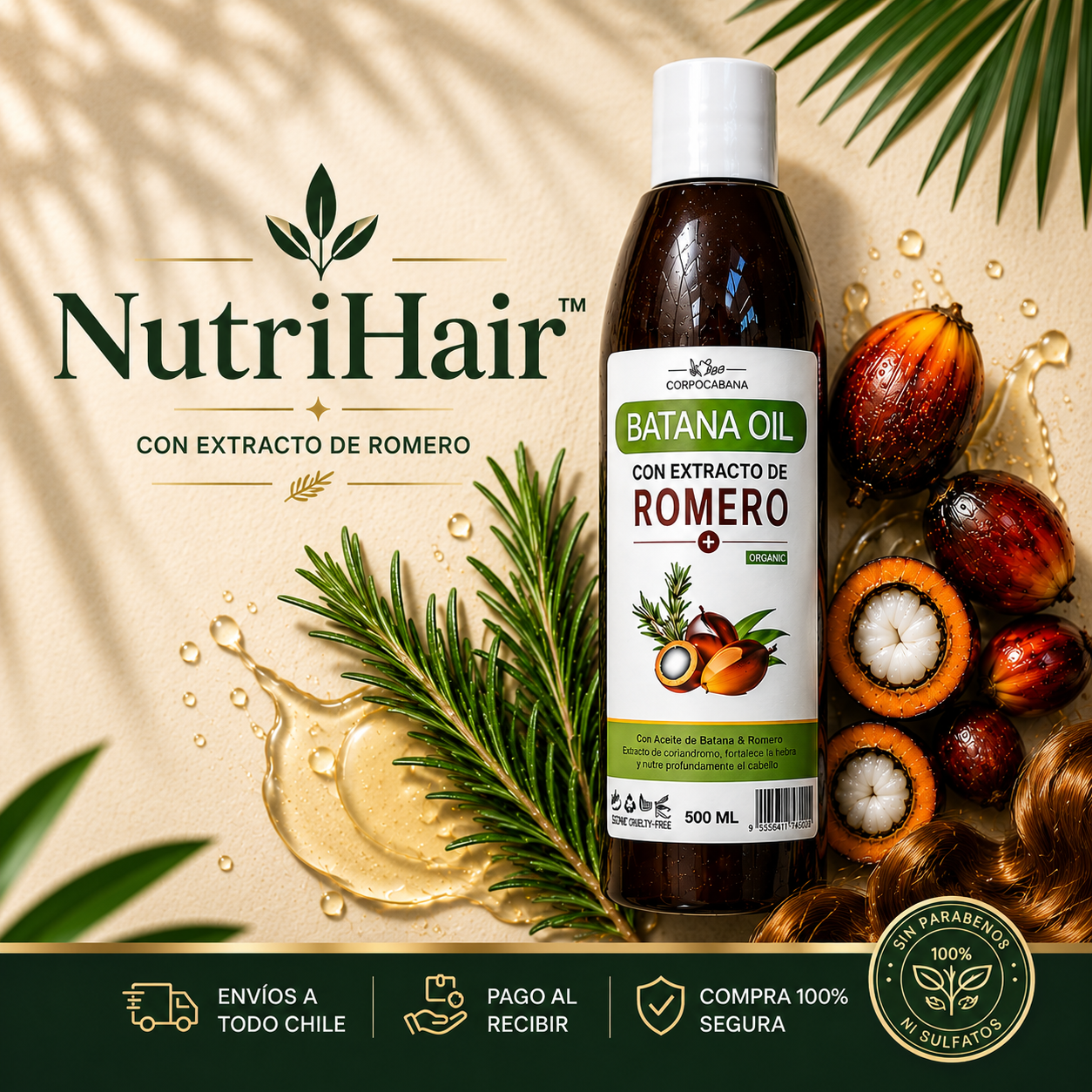 NutriHair™ - Con extracto de Romero